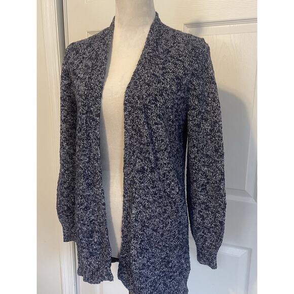 Vintage Lands End Open Cardigan | Heathered Blue | Womens Size Small | Clean EUC - Picture 7 of 10